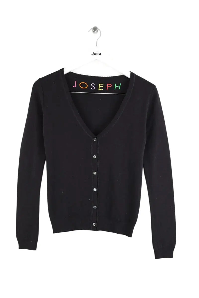 Cardigan Joseph Noir en Laine, taille S - Seconde Main