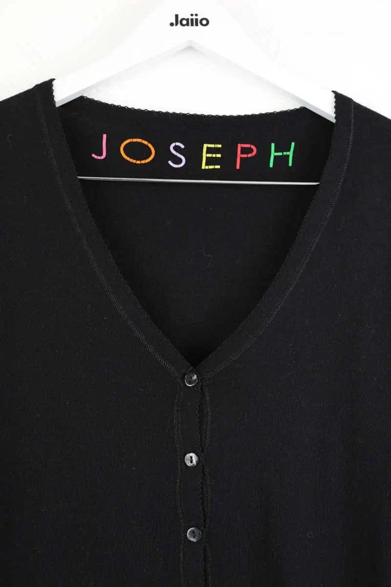 Cardigan Joseph Noir en Laine