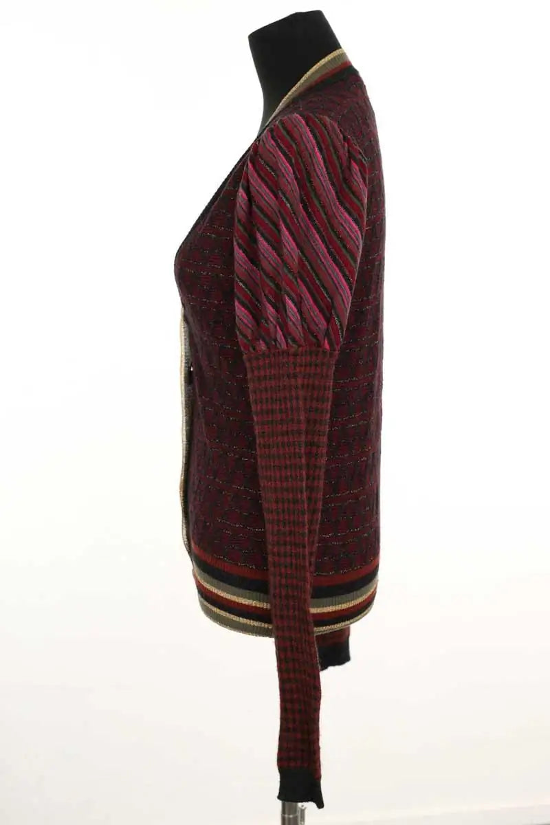 Cardigan Kenzo Bordeaux en Laine