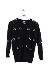 Cardigan Kenzo Noir en Laine, taille S - Seconde Main