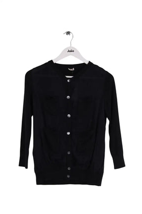 Cardigan Kenzo Noir en Soie, taille S - Seconde Main