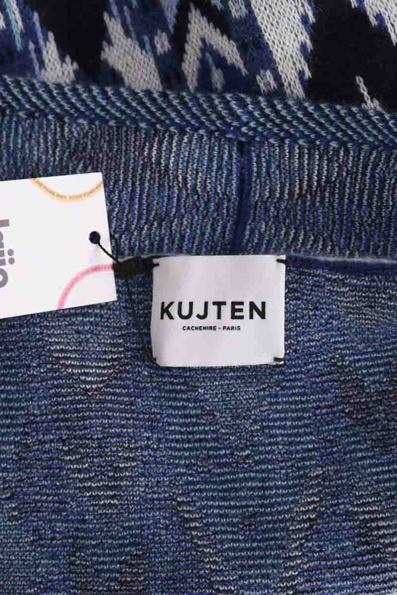 Cardigan Kujten Bleu en Cachemire