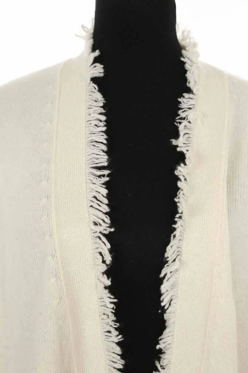 Cardigan Kujten Ecru en Cachemire