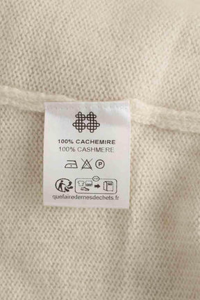 Cardigan Kujten Ecru en Cachemire