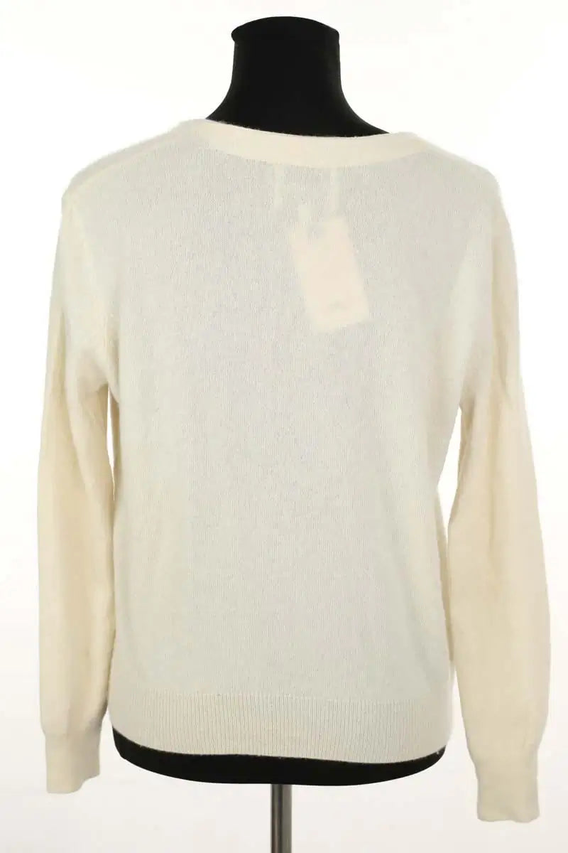 Cardigan Kujten Ecru en Cachemire