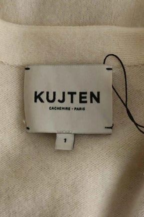 Cardigan Kujten Ecru en Cachemire