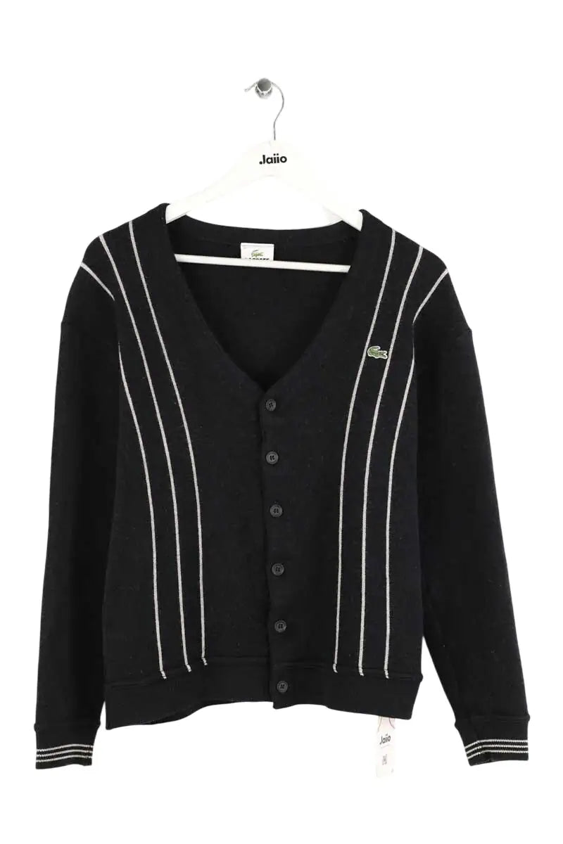 Cardigan Lacoste Noir en Laine, taille L - Seconde Main
