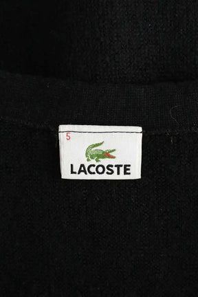 Cardigan Lacoste Noir en Laine