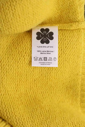 Cardigan Ladl Jaune en Laine