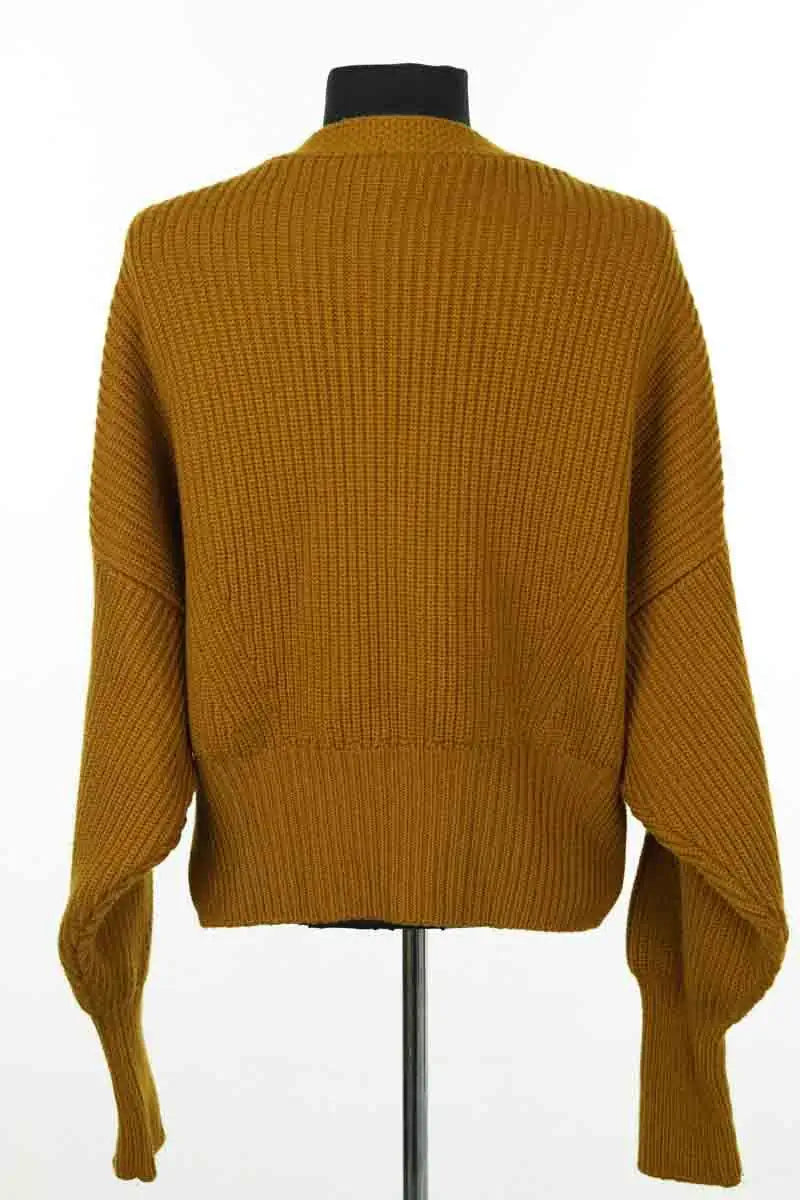 Cardigan Laurence Bras Marron en Laine