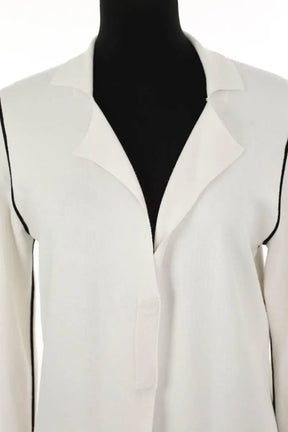 Cardigan long Marella Blanc en Synthétique