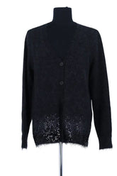 Cardigan Louis Vuitton Noir en Laine, taille M - Seconde Main