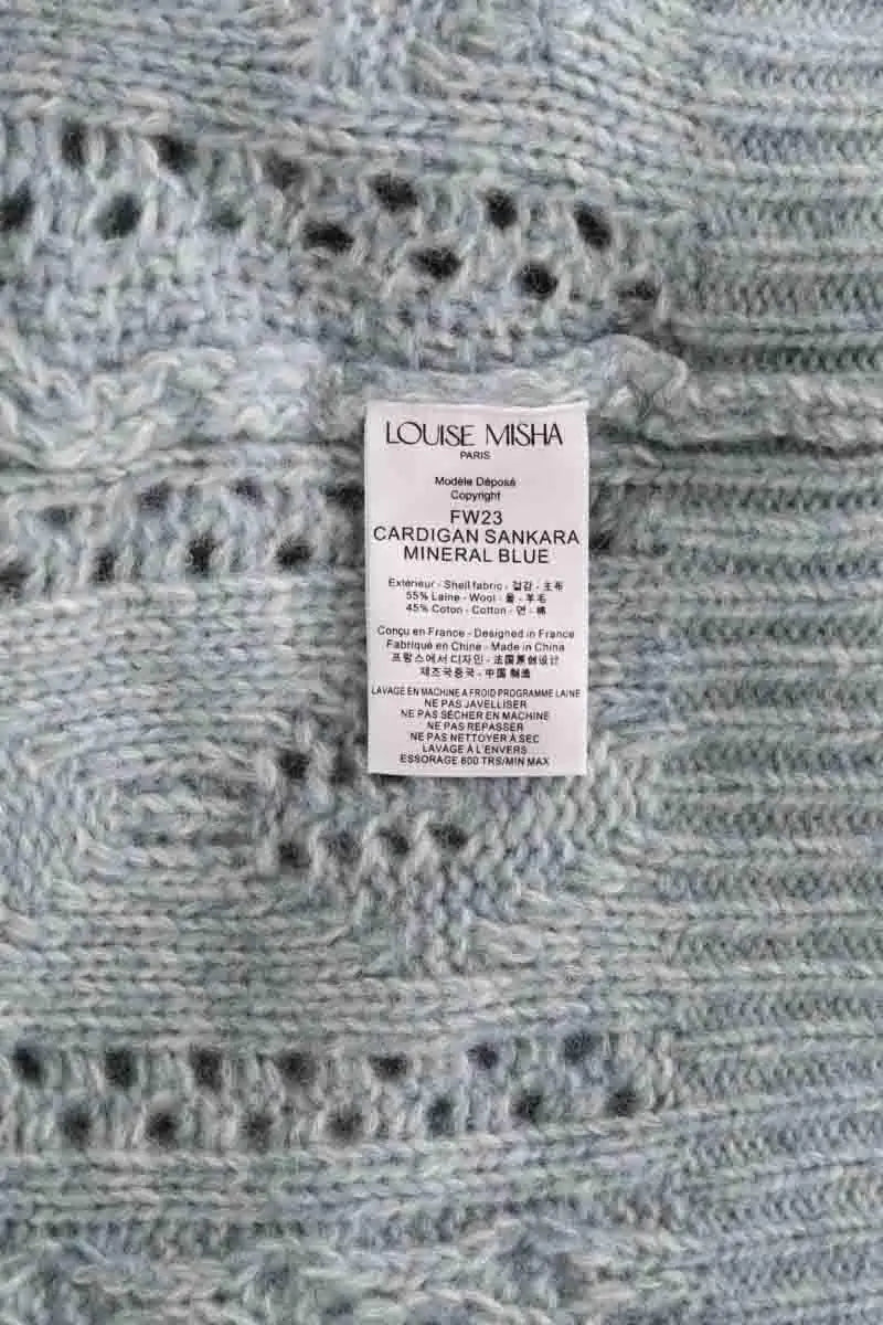 Cardigan Louise Misha Blanc en Laine