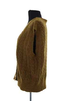 Cardigan Louise Misha Rania Kaki en Synthétique