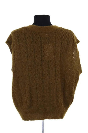 Cardigan Louise Misha Rania Kaki en Synthétique