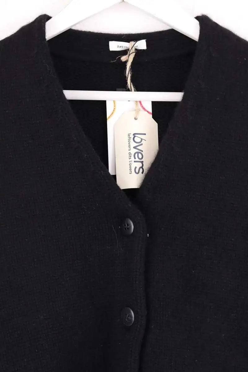 Cardigan Lovers Noir en Cachemire
