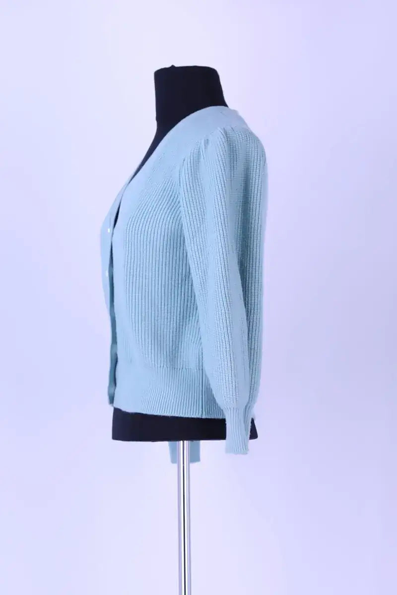 Cardigan Maje Bleu en Coton