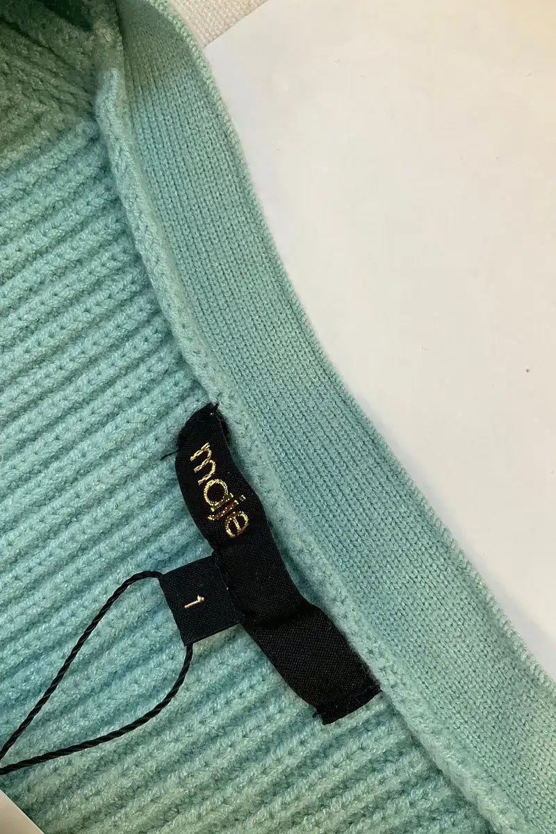 Cardigan Maje Bleu en Coton