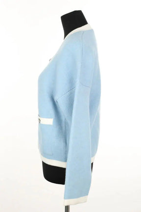 Cardigan Maje Bleu en Synthétique