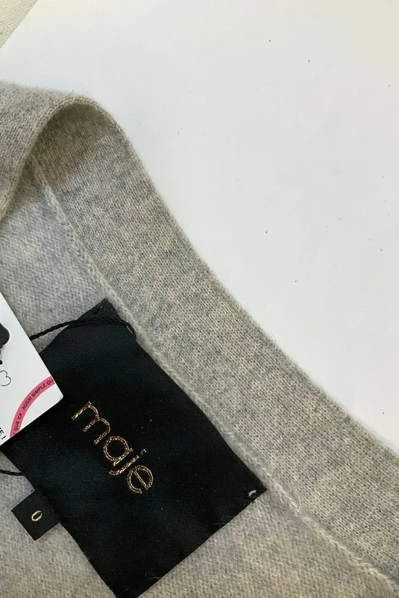 Cardigan Maje Gris en Cachemire