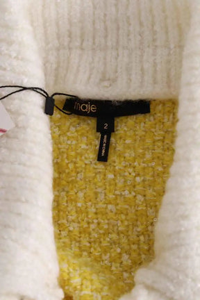 Cardigan Maje Jaune en Synthétique