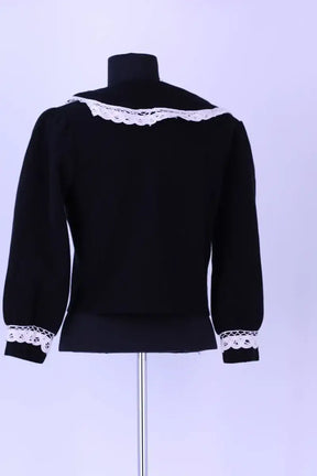 Cardigan Maje Noir en Coton