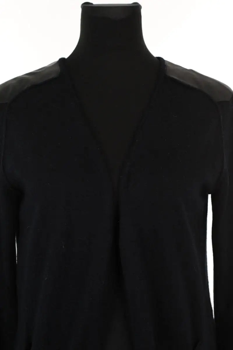 Cardigan Maje Noir en Laine