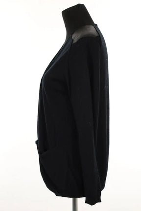 Cardigan Maje Noir en Laine