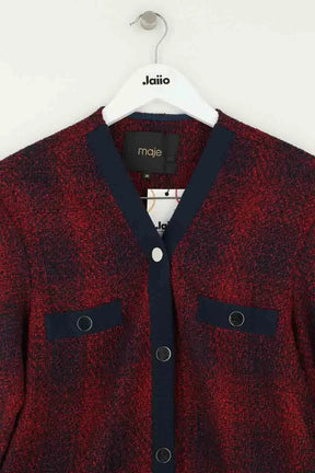 Cardigan Maje Rouge en Synthétique