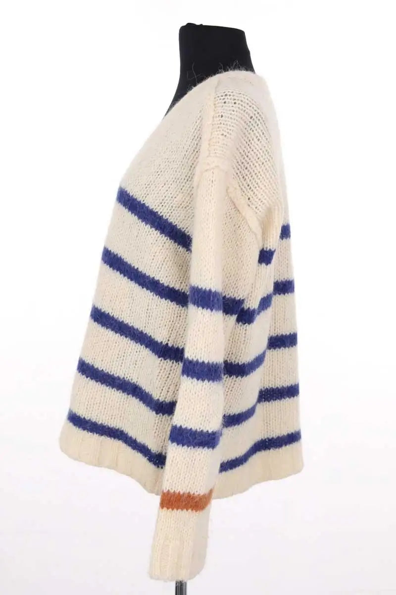 Cardigan MAKSU Ecru en Synthétique