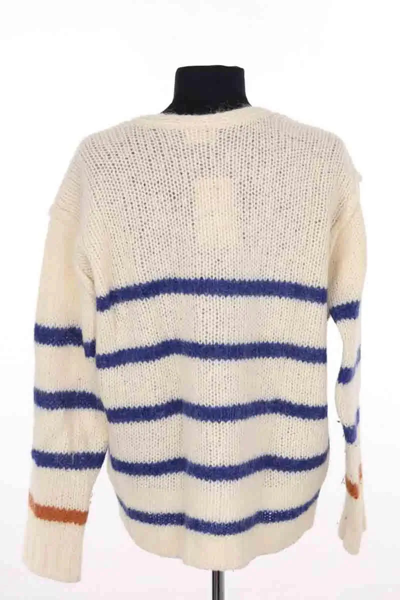 Cardigan MAKSU Ecru en Synthétique
