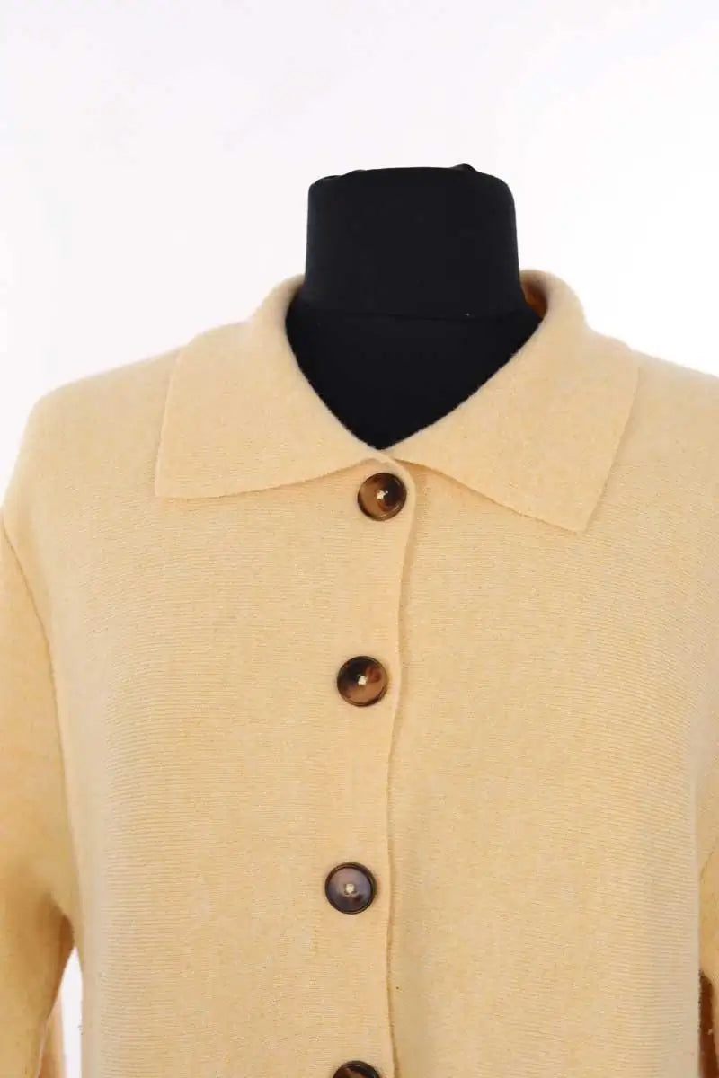 Cardigan Maria de la Orden Jaune en Laine