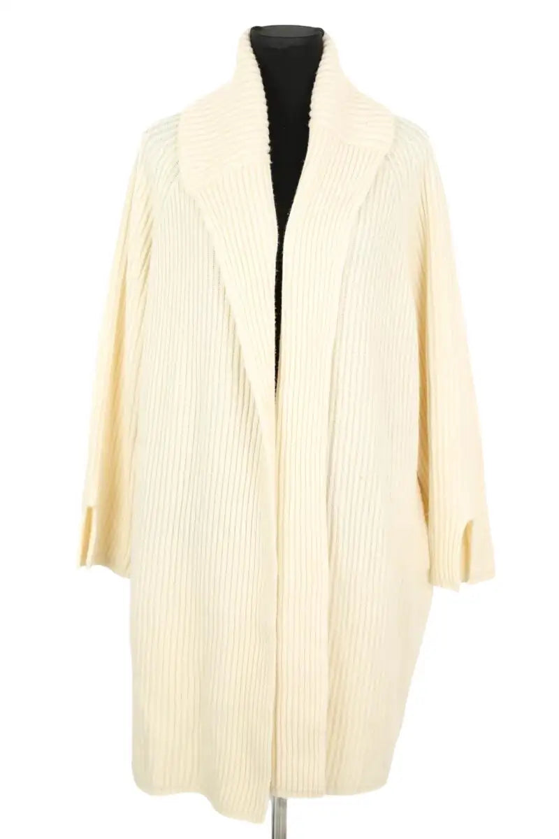 Cardigan Max & Co Ecru en Laine, taille L - Seconde Main