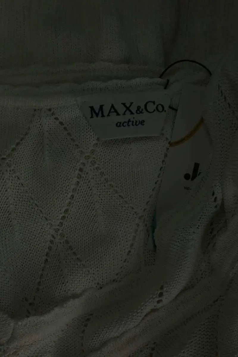 Cardigan Max & Co Ecru en Synthétique