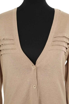 Cardigan Max Mara Beige en Coton