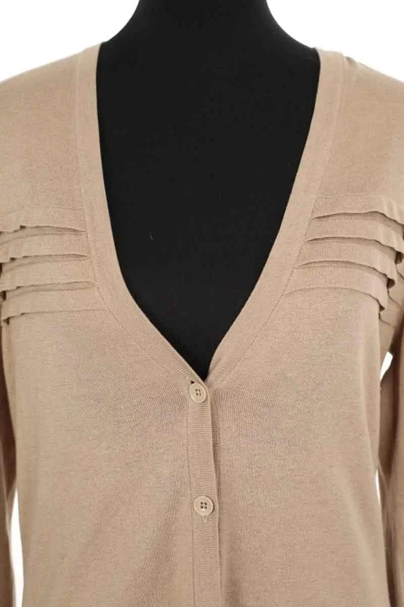 Cardigan Max Mara Beige en Coton