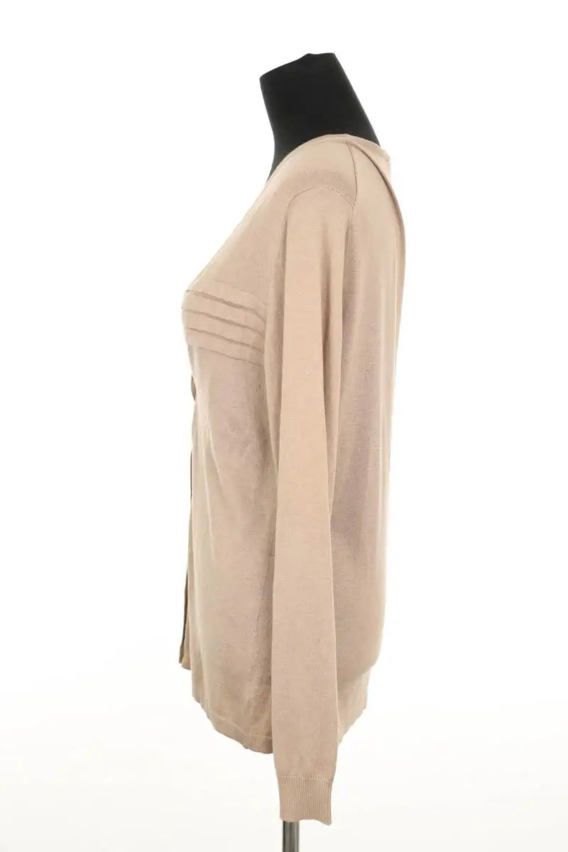 Cardigan Max Mara Beige en Coton
