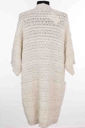 Cardigan Max Mara Ecru en Laine