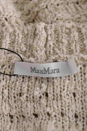 Cardigan Max Mara Ecru en Laine
