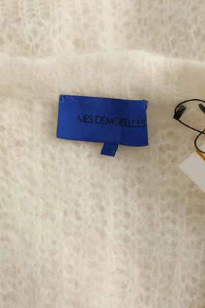 Cardigan Mes Demoiselles Blanc en Laine