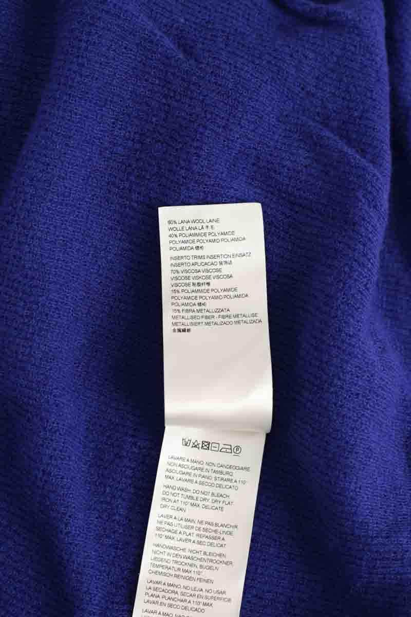 Cardigan Momoni Bleu en Laine