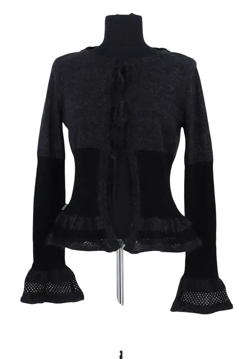 Cardigan Moschino Noir en Laine, taille S - Seconde Main