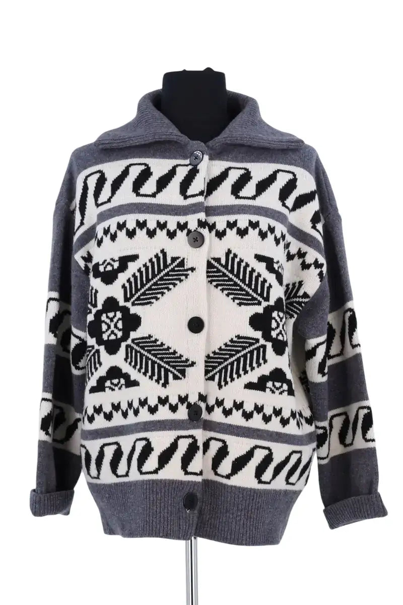 Cardigan Notshy Gris en Laine, taille S - Seconde Main