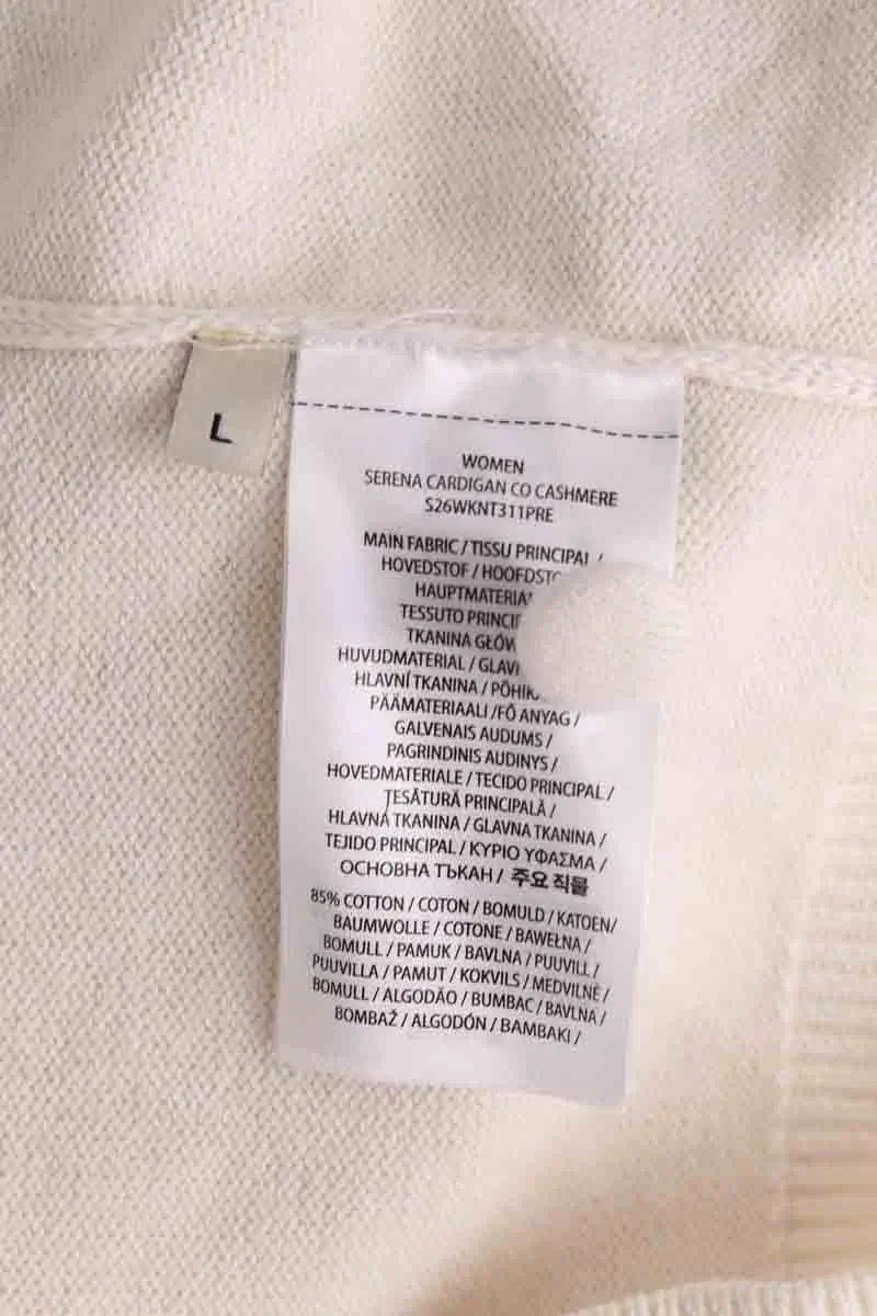 Cardigan Officine Générale Ecru en Coton