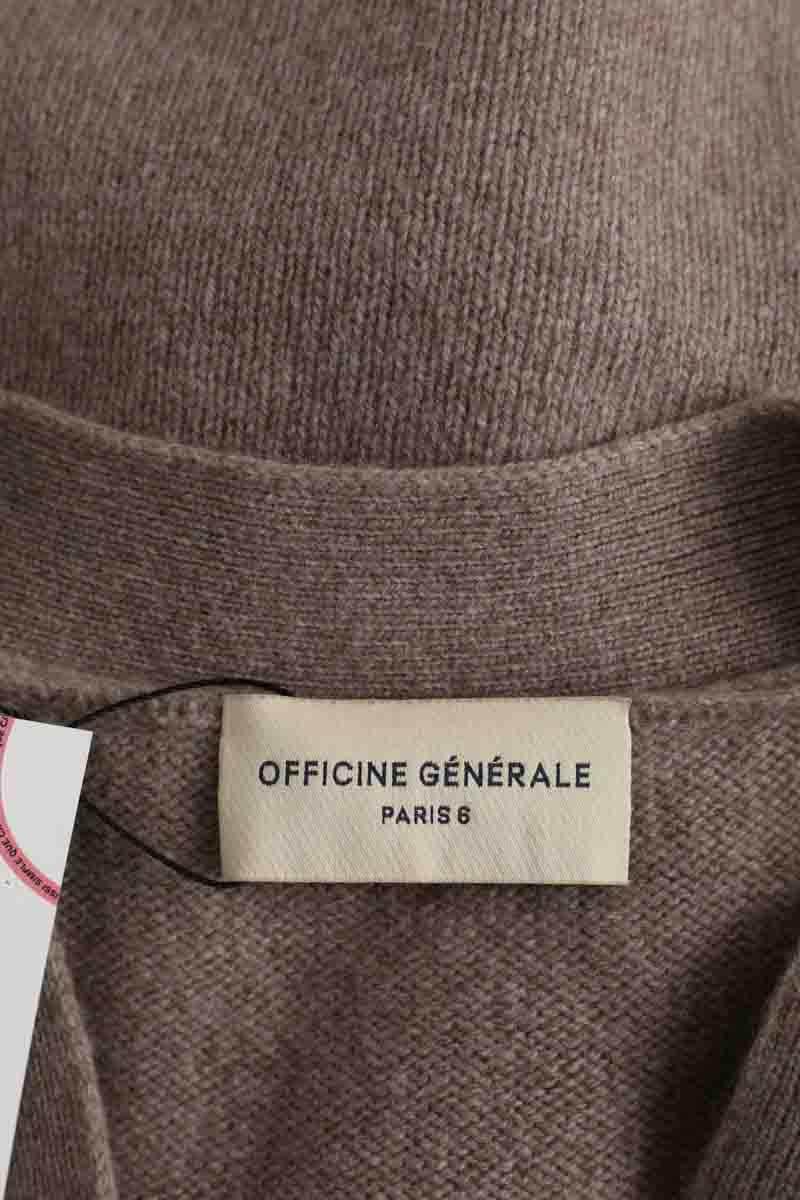 Cardigan Officine Générale Sirine Beige en Laine