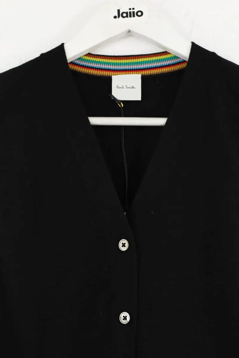 Cardigan Paul Smith Knitted waistcoat Noir en Laine