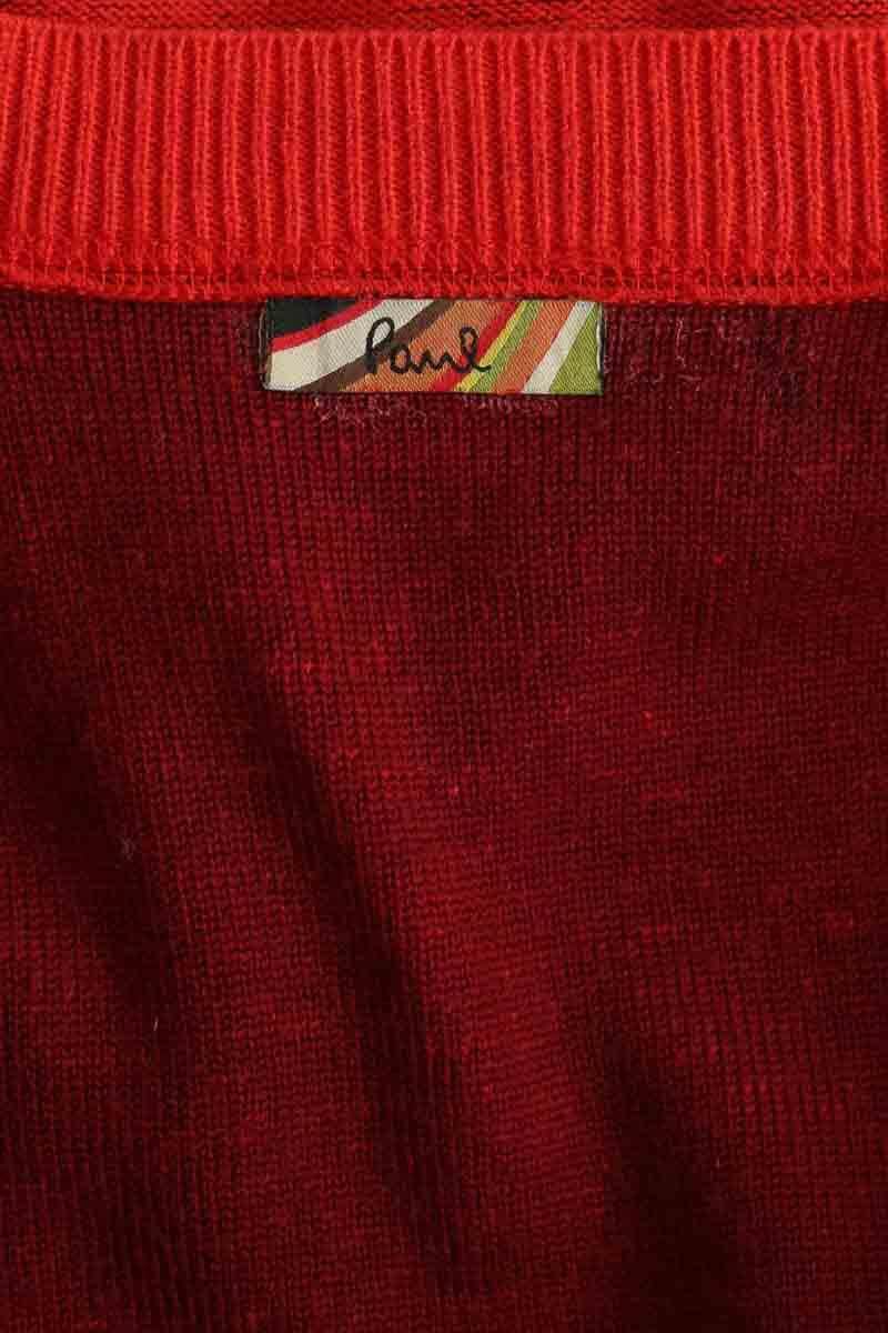 Cardigan Paul Smith Rouge en Laine