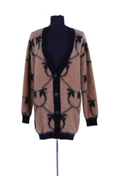 Cardigan Pinko Marron en Laine, taille S - Seconde Main