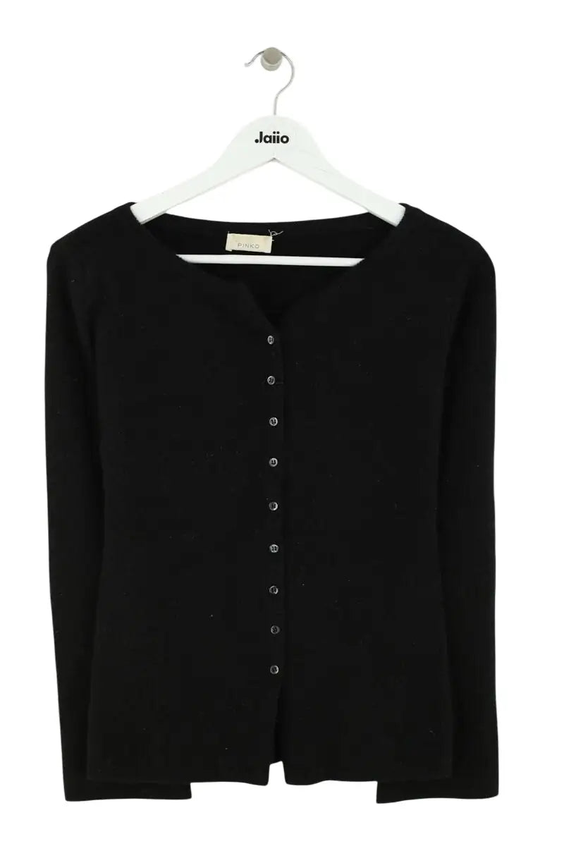 Cardigan Pinko Noir en Laine, taille M - Seconde Main