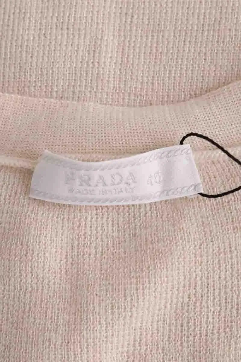 Cardigan Prada Beige en Cachemire